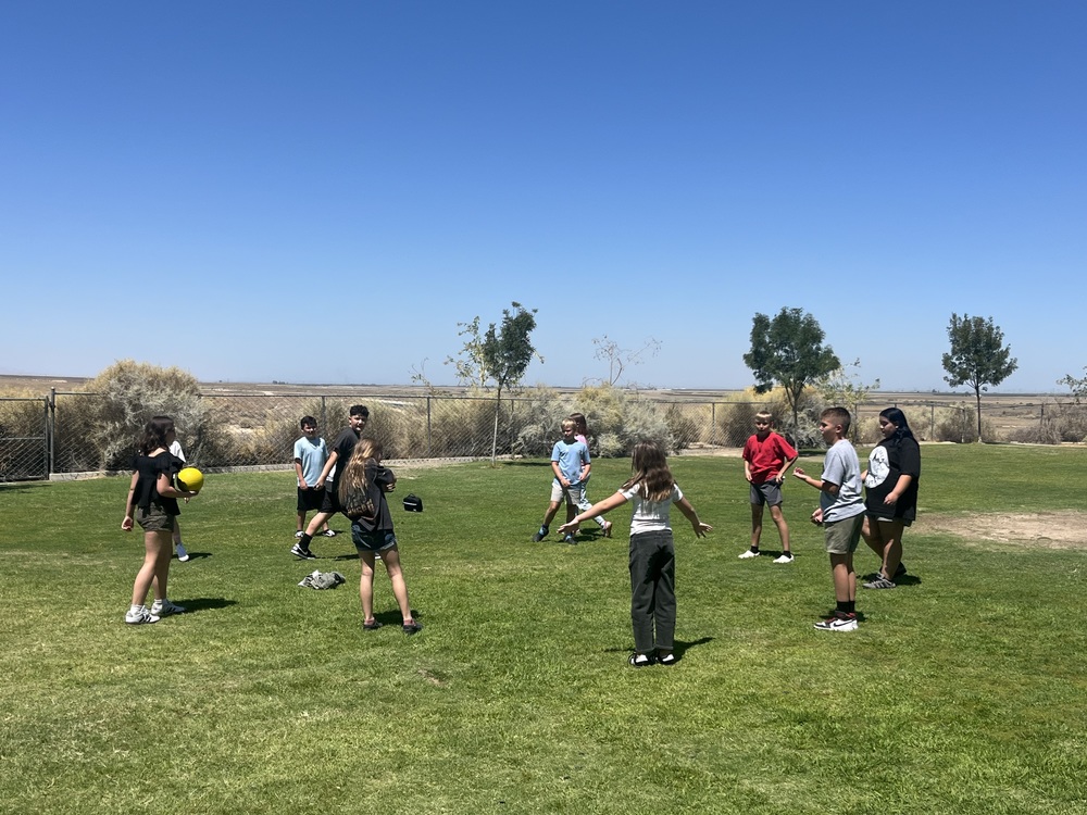 kids at play in field