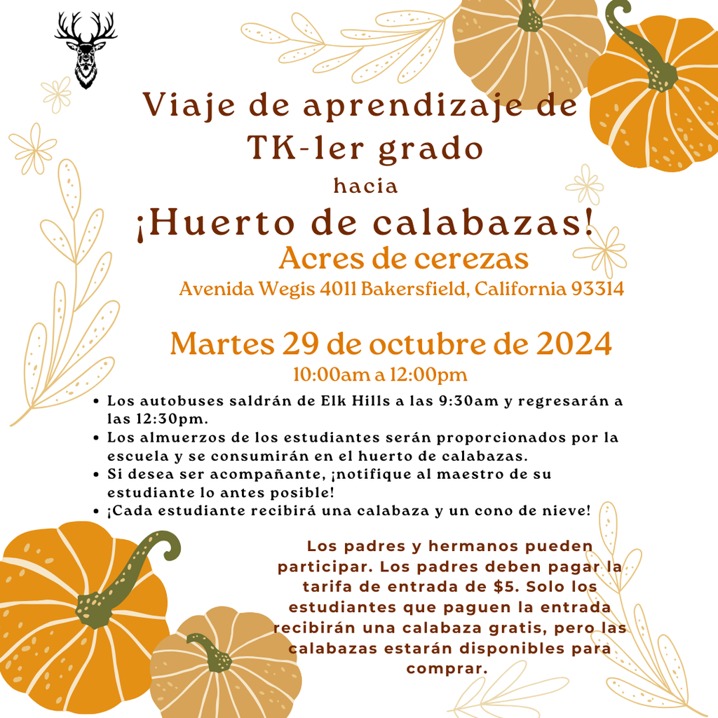 Pumpkin Patch Spanish