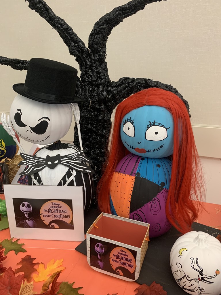 6th Grade's Nightmare Before Christmas pumpkin