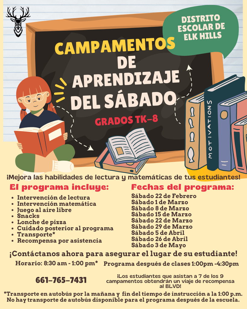 Saturday Learning Camps Spanish