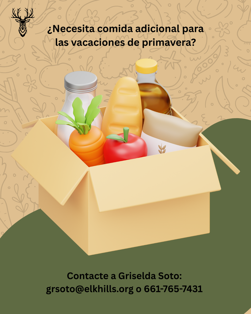 Necesita comida adicional para los vacaciones de primavera?