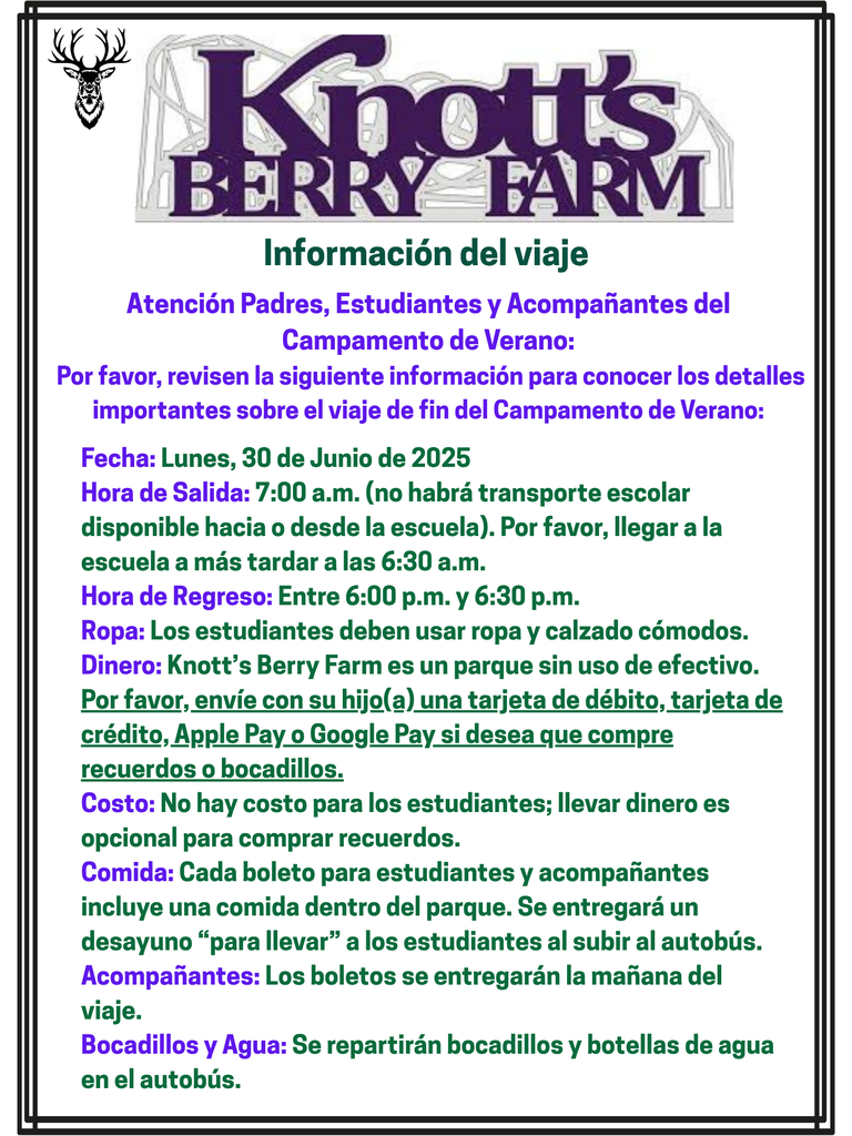 Knotts Berry Farm Post Spanish