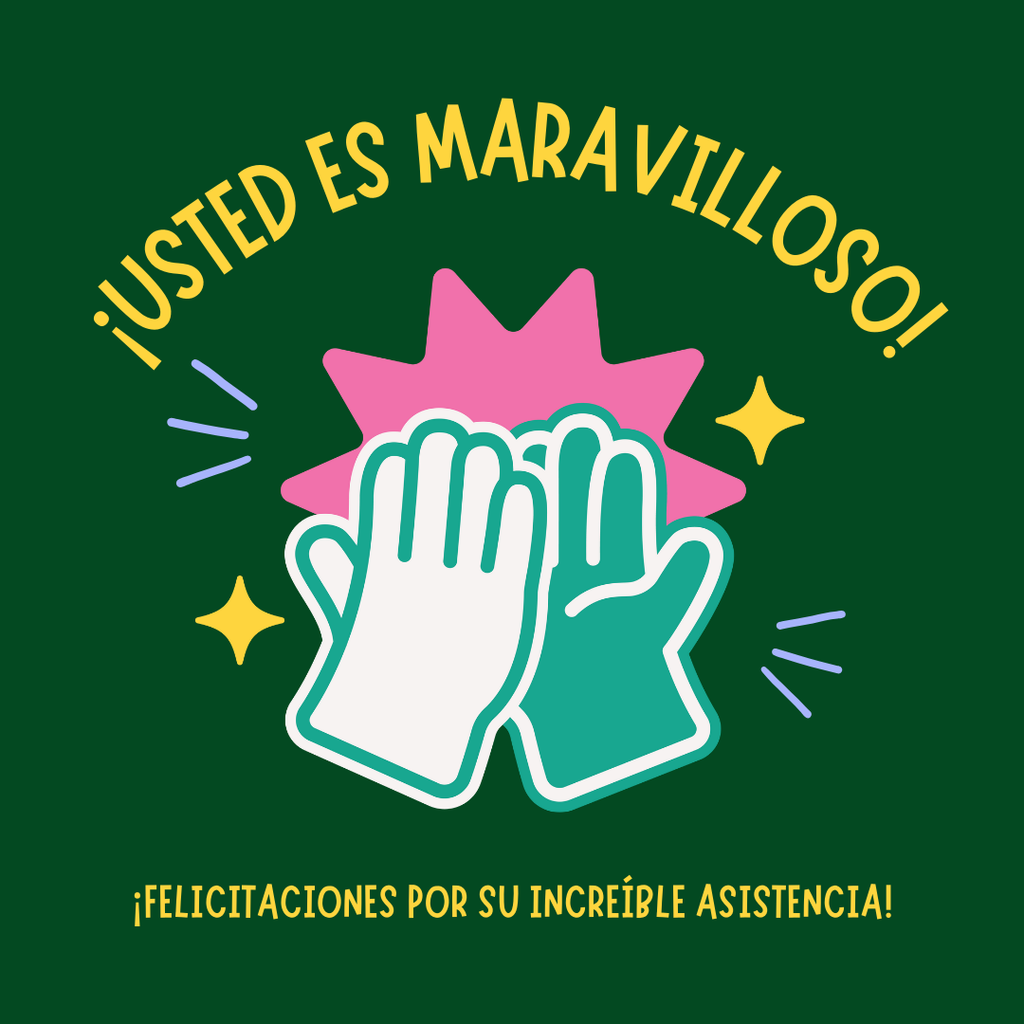 Usted ed maravilloso! Felicitaciones por sue incredible asistencia!