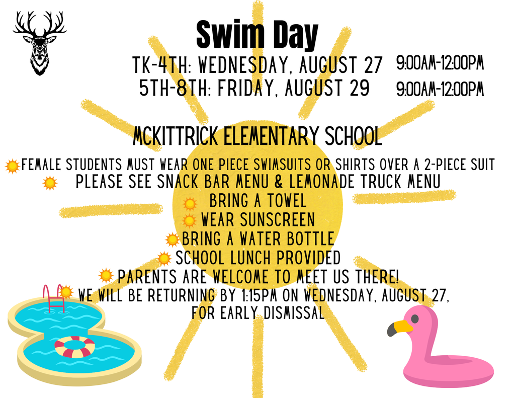 Swim Day English
