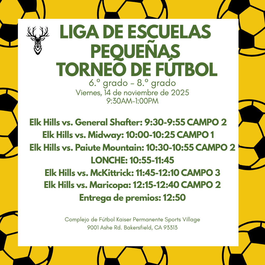 Liga de escuelas pequenas torneo de futbol