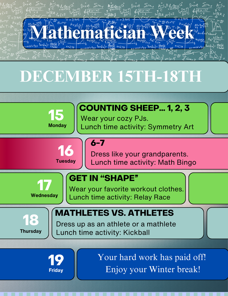 Math Week Flyer 25-26