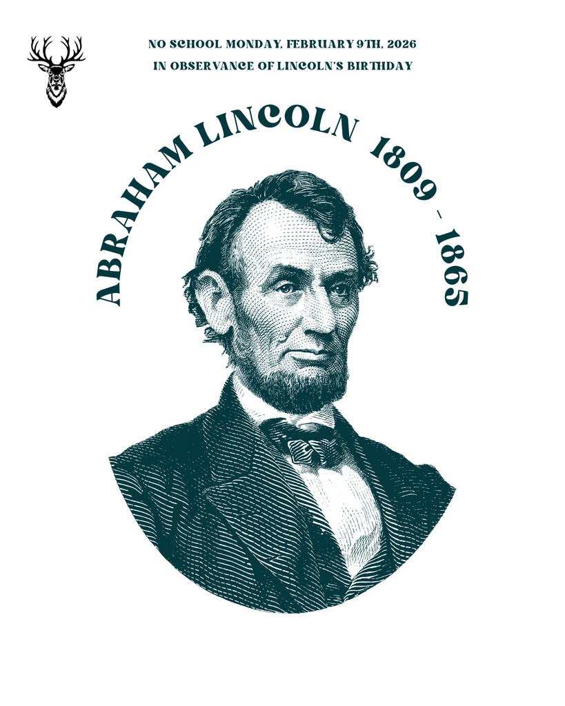 Image of Abe Lincoln- no school feb. 9 2026