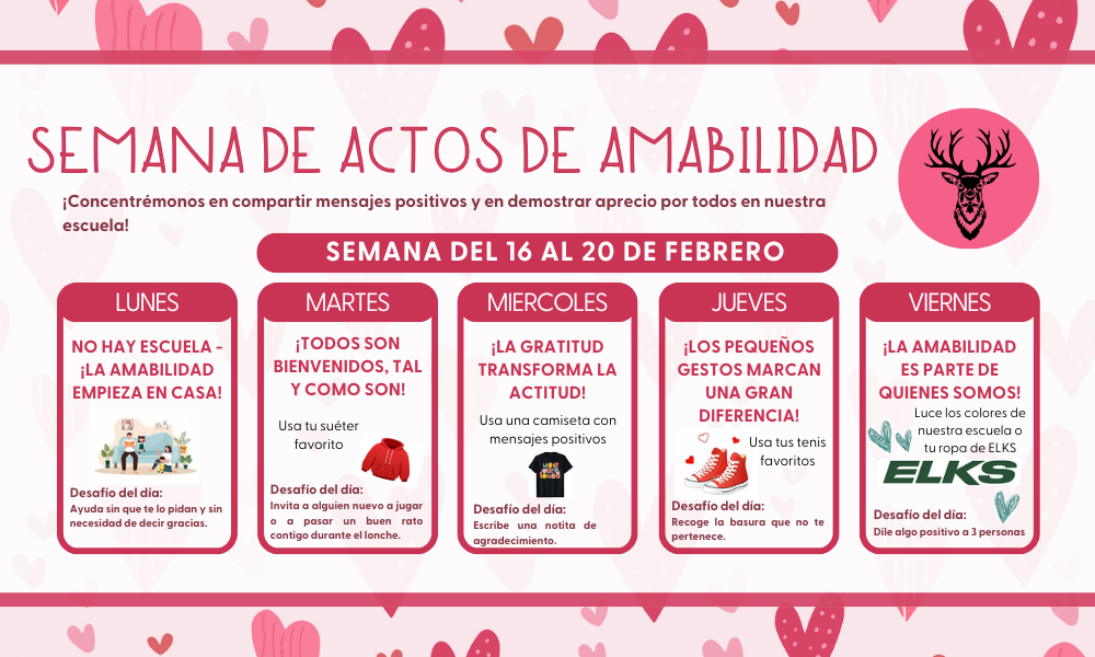 Kindness Week Spanish Post