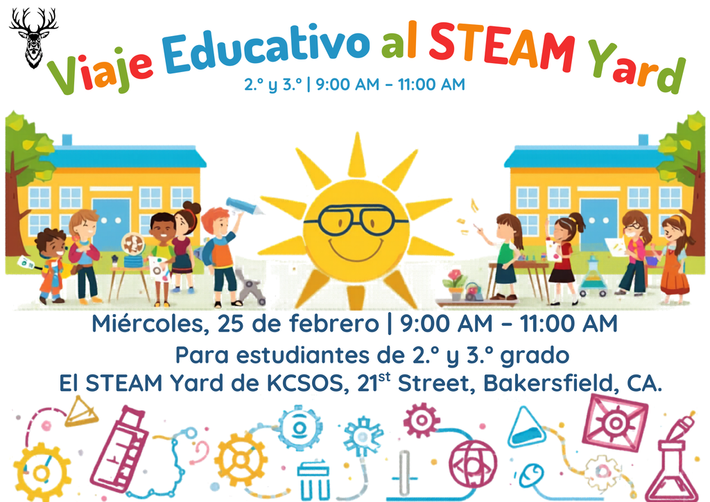 KCSOS STEAM Yard Learning Trip Post - Spanish