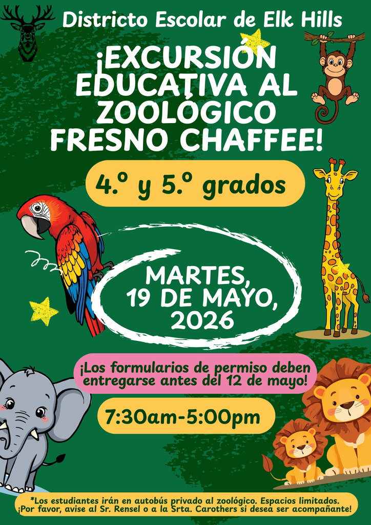 Fresno Chaffee Zoo Spanish