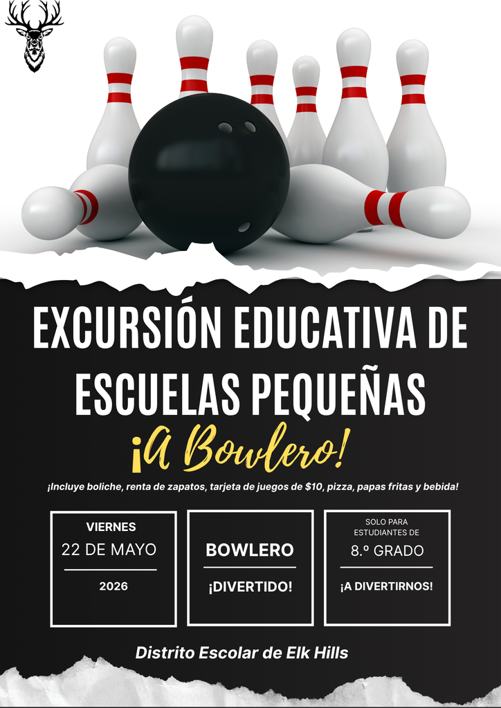 Bowlero 8th grade flier Spanish
