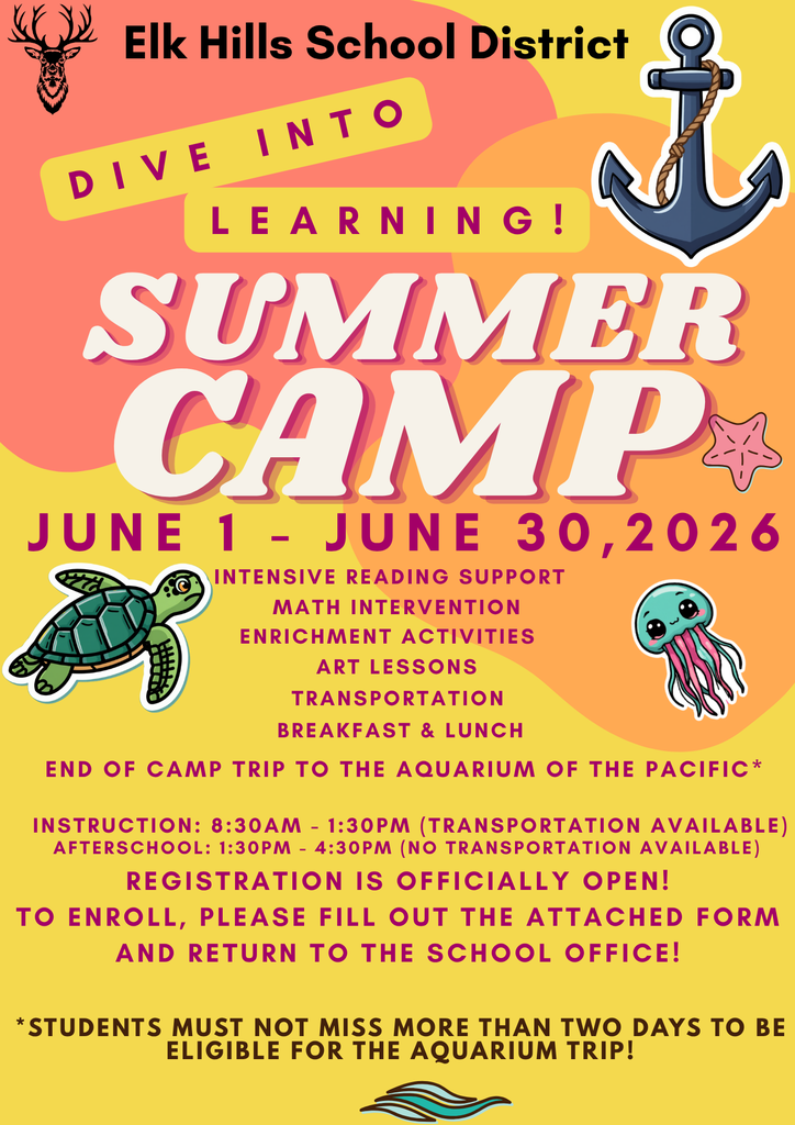 summer camp 6/1-6/30