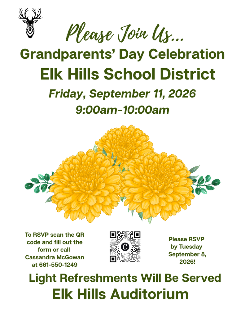 Grandparents' Day Flier 9/11/26 @ 9AM