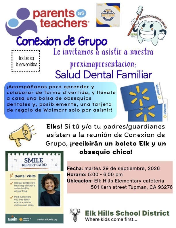 Le invitamos a asistir a nuestra proximapresentacion: Salud Dental Familiar