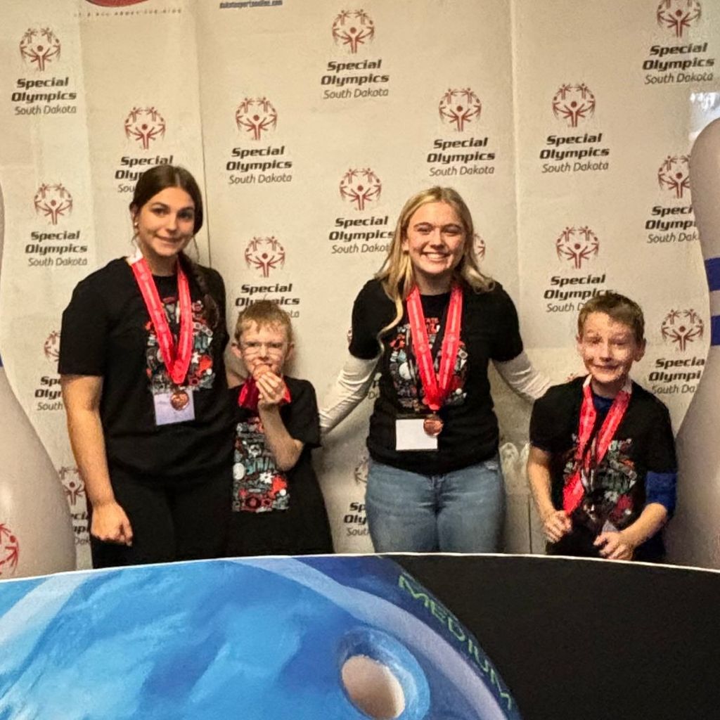 Kayla Sharkey(Unified Partner), Griffin Sorum, Graclynn Bruns(Unified Partner), Nathan Rogers