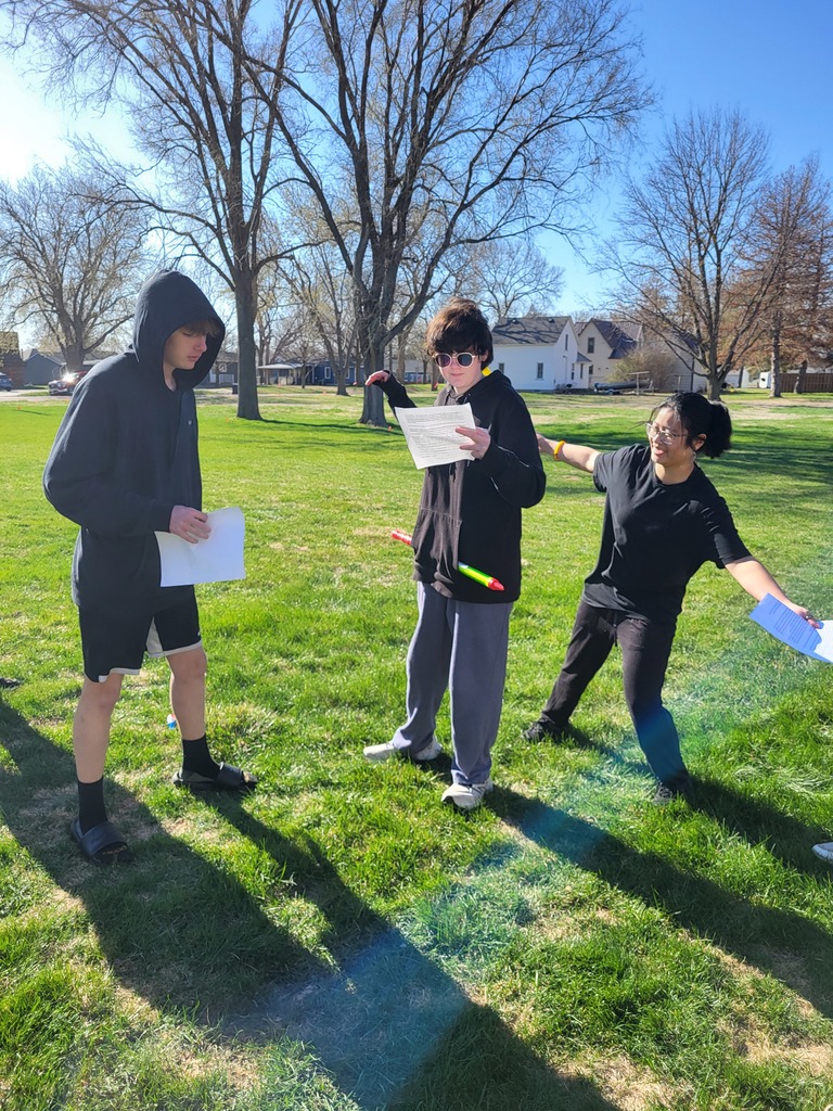 English I got to go outside and act out a scene from Romeo and Juliet!