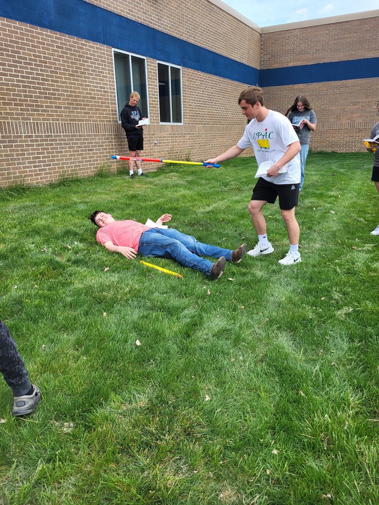 English I got to go outside and act out a scene from Romeo and Juliet!