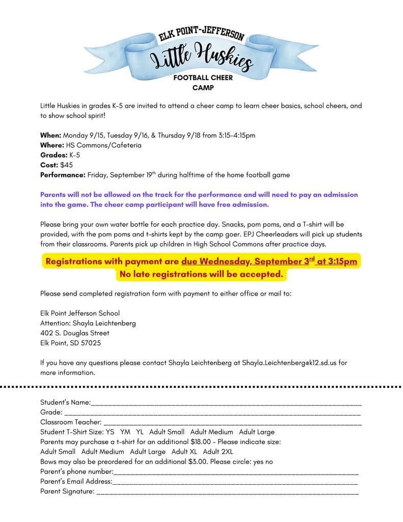 Cheer camp Flyer 