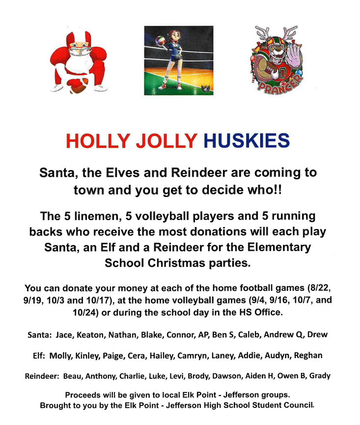 Holly Jolly Huskies 