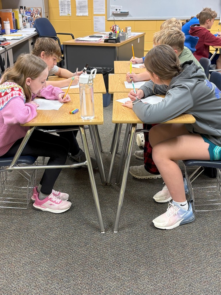 Team work on solving review problems.