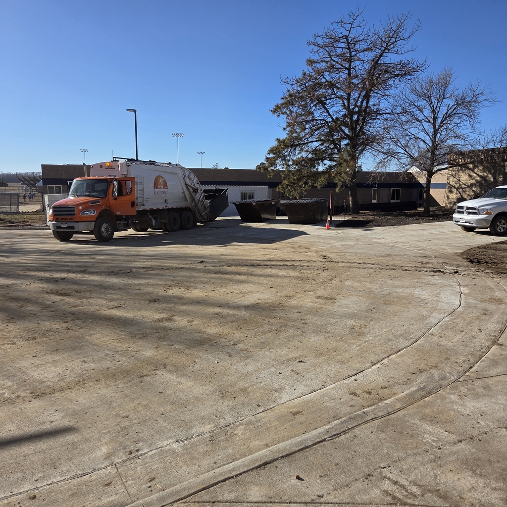 new garbage drop off area 