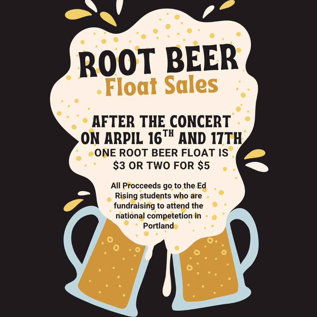 Root Beer Float Sales by Ed Rising students