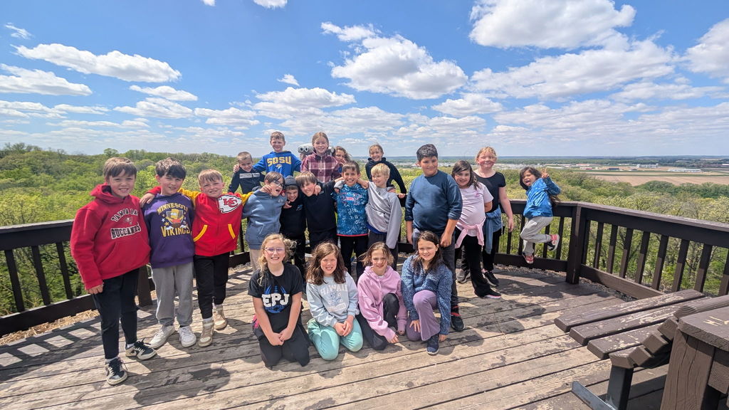 Mrs. Homan's class at the lookout