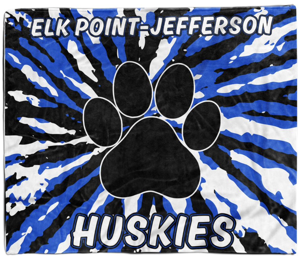 paw print blanket design
