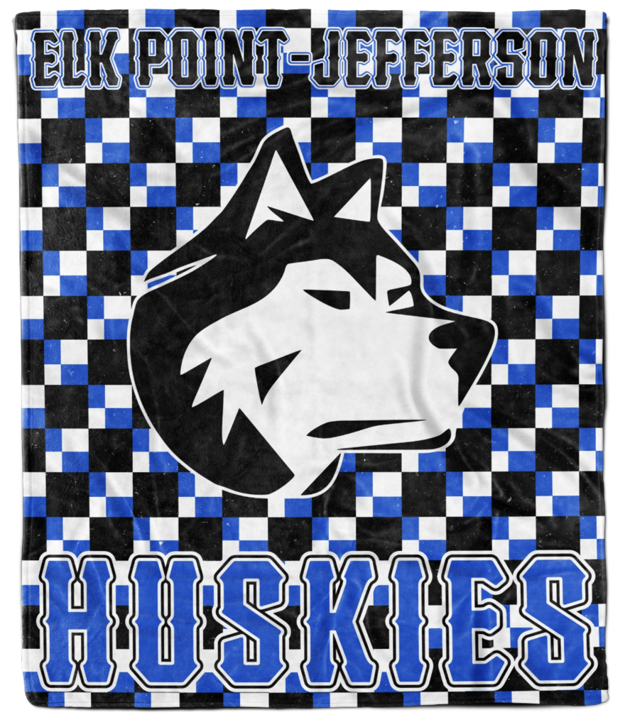 checkerboard blanket design