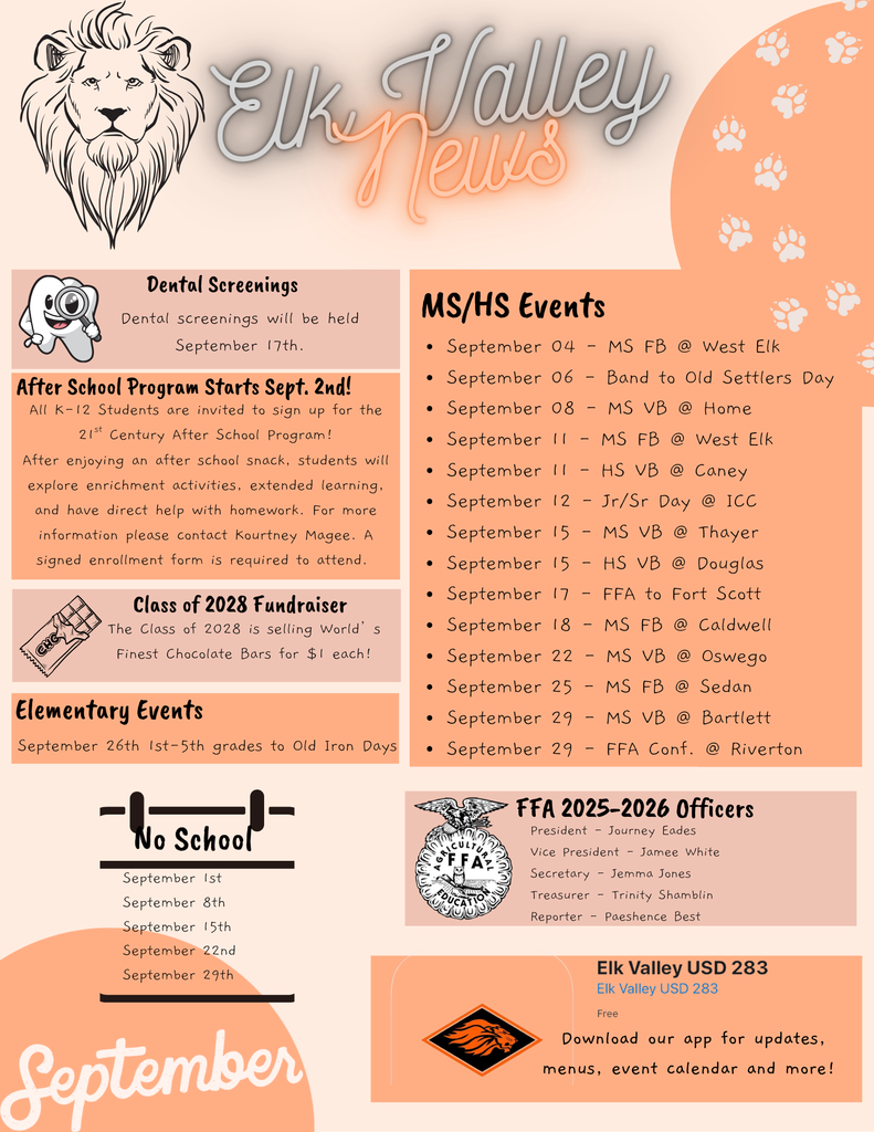 sept 25 newsletter