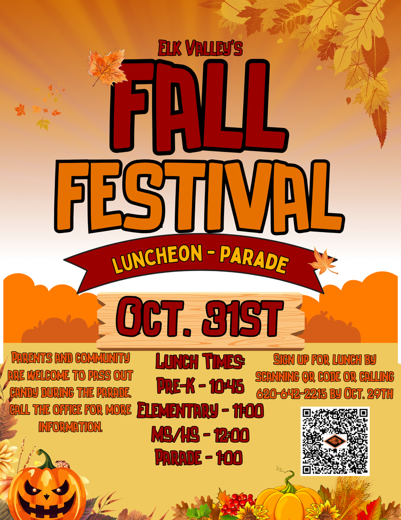 Fall Festival flyer Oct 31st.