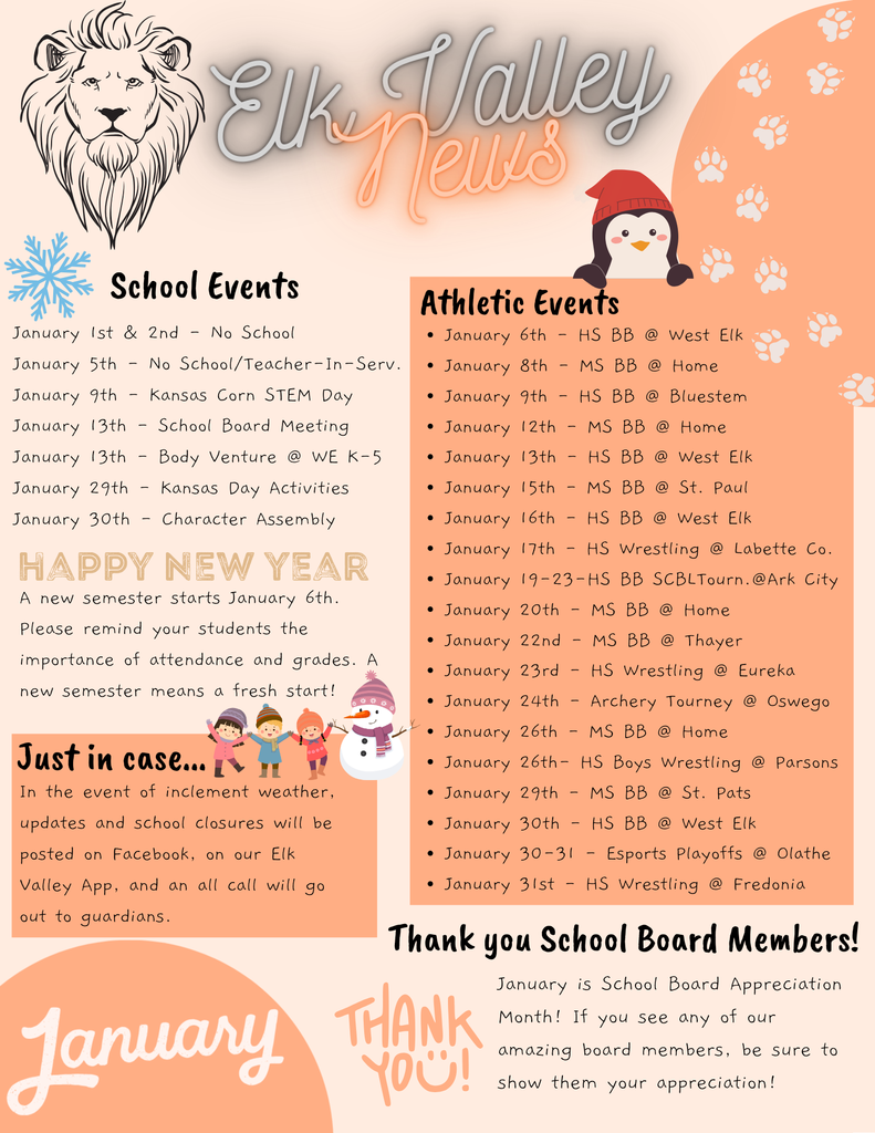 January 2026 Newsletter