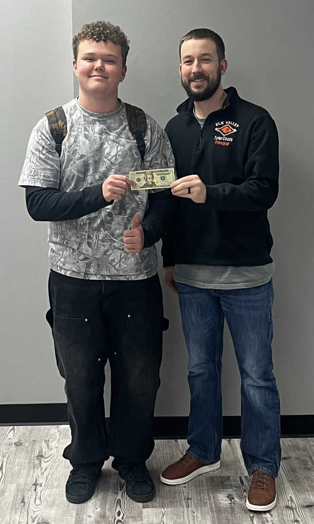 Russell Wasem This weeks Perfect Attendance winner