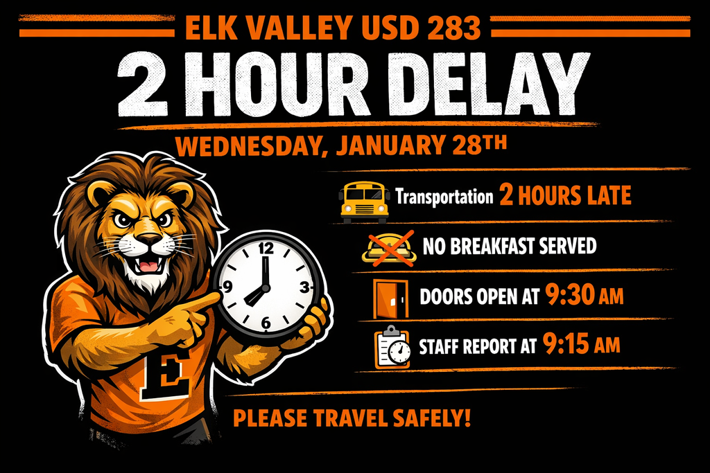 Delay Start 2 Hours January 28th