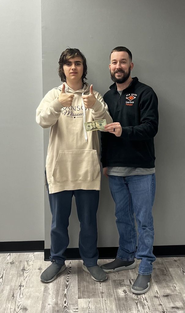 Matthew Roach perfect attendance