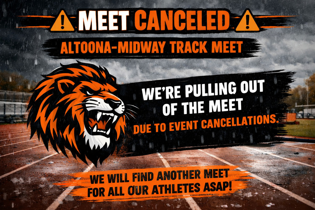 No Middle school meet April 13th