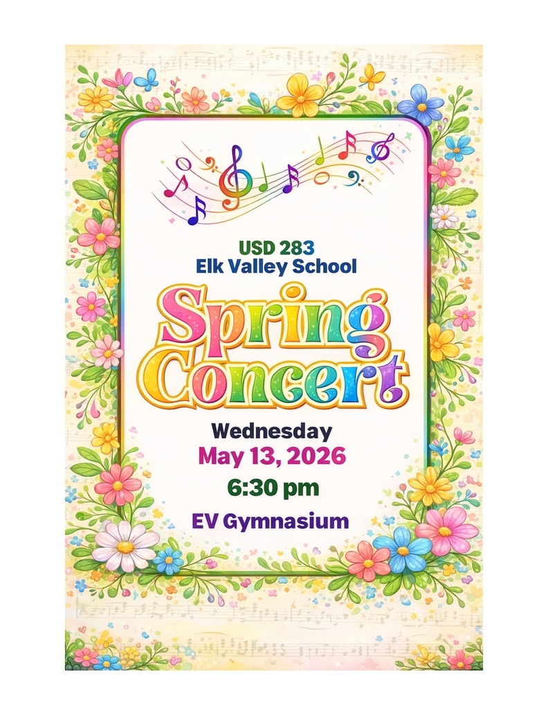 spring concert flyer