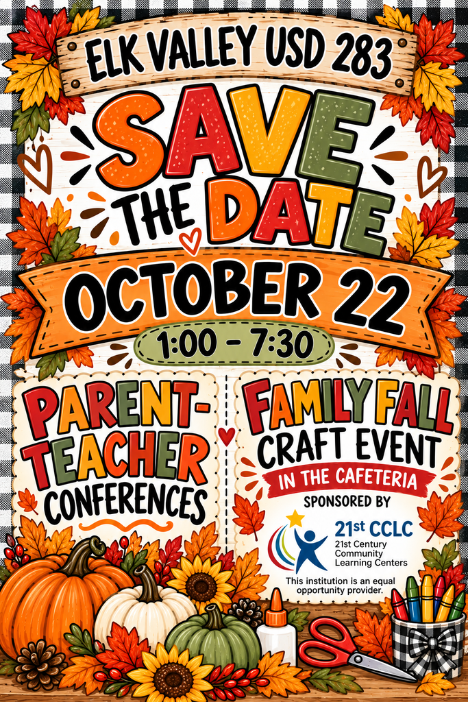 October 22 1-7 Parent Teacher Conferences