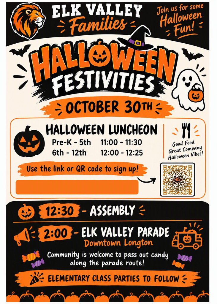 Halloween Festivities October 30th