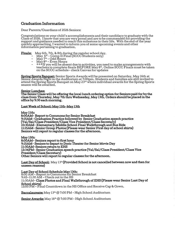 Grad Info Pt. 1