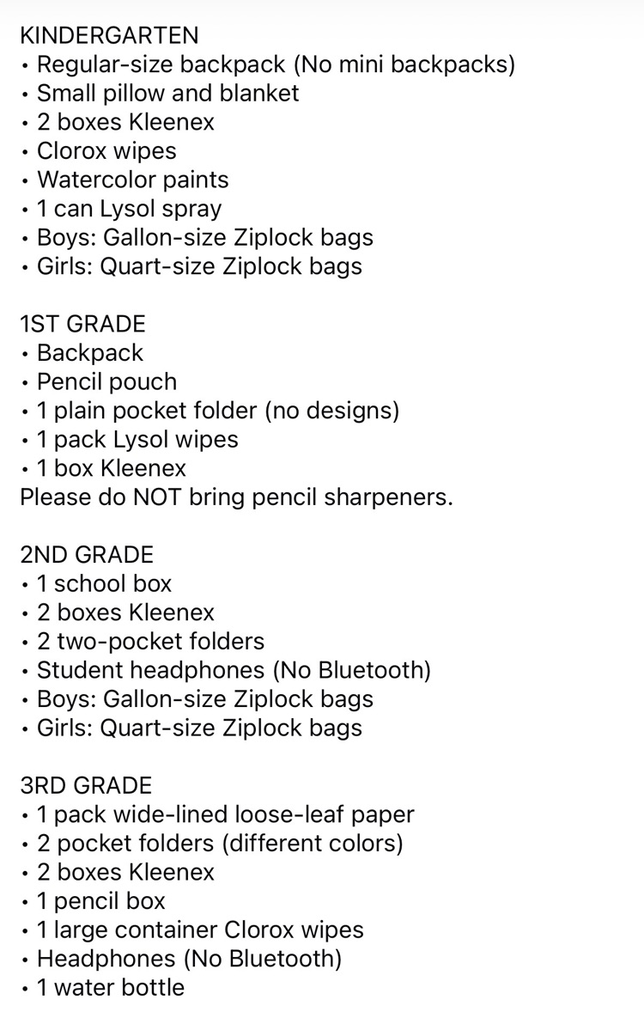elementary supplies 26-27 Pic 2 of 3