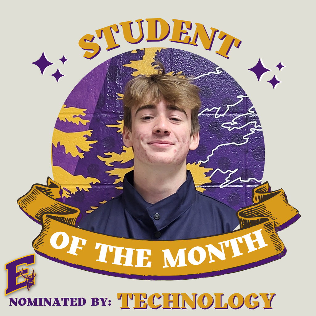 Tyler C - Technology Student of the month
