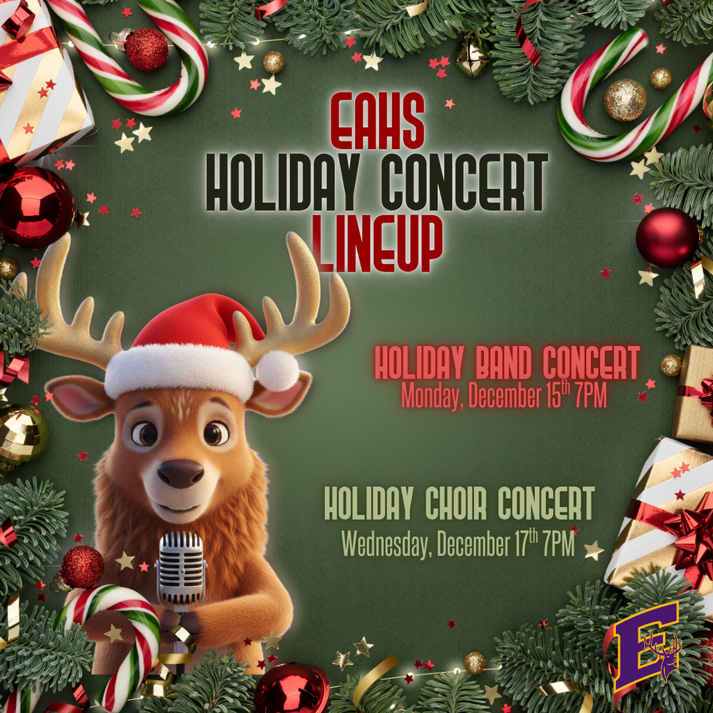 EAHS Holiday Concert Lineup