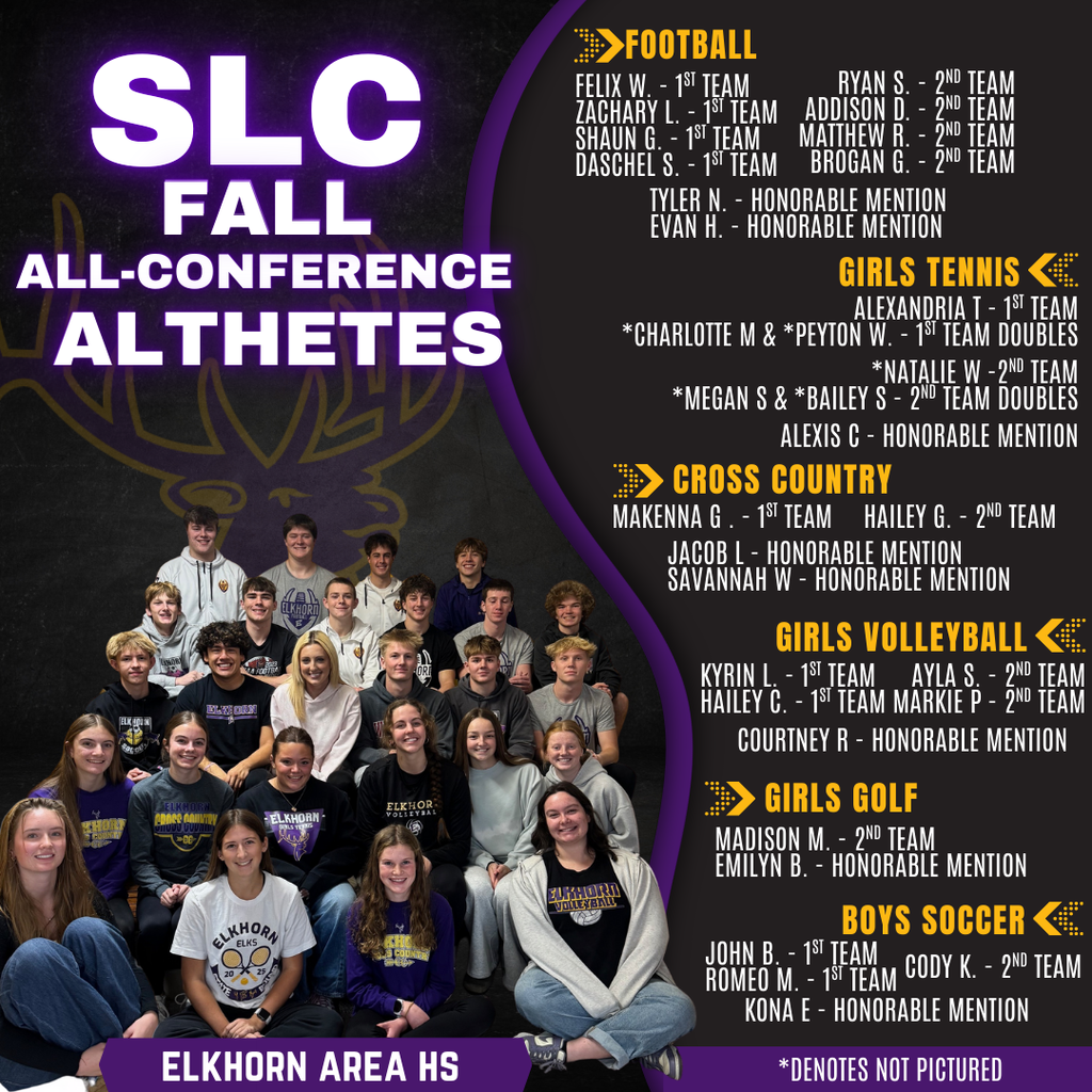 SLC Fall All Conference Athletes