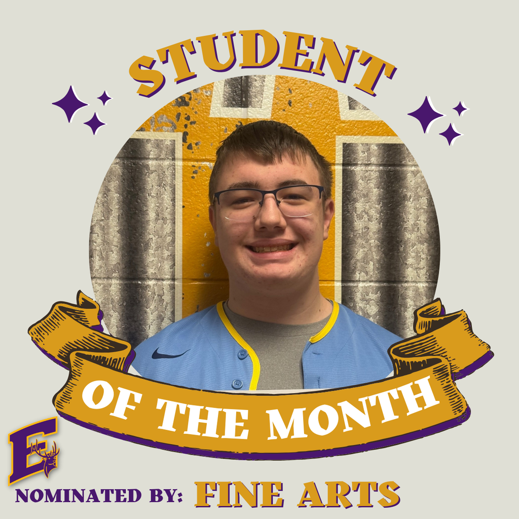 James P - Fine Arts Student of the Month