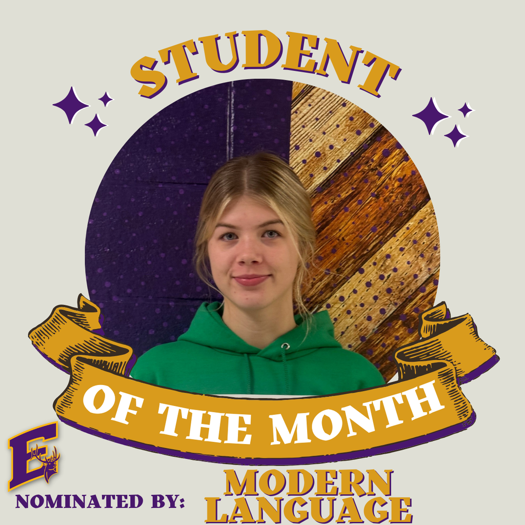 Sadie K - Modern Language Student of the month