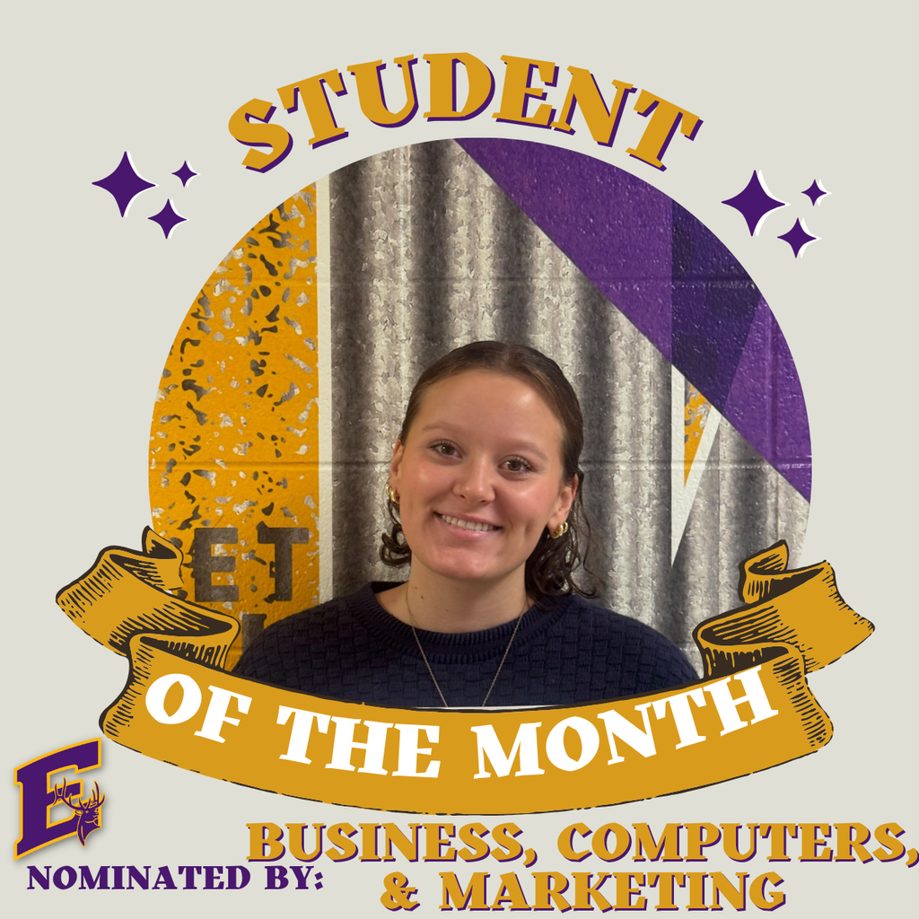 Izzy W - Business, Computers and Marketing Student of the Month