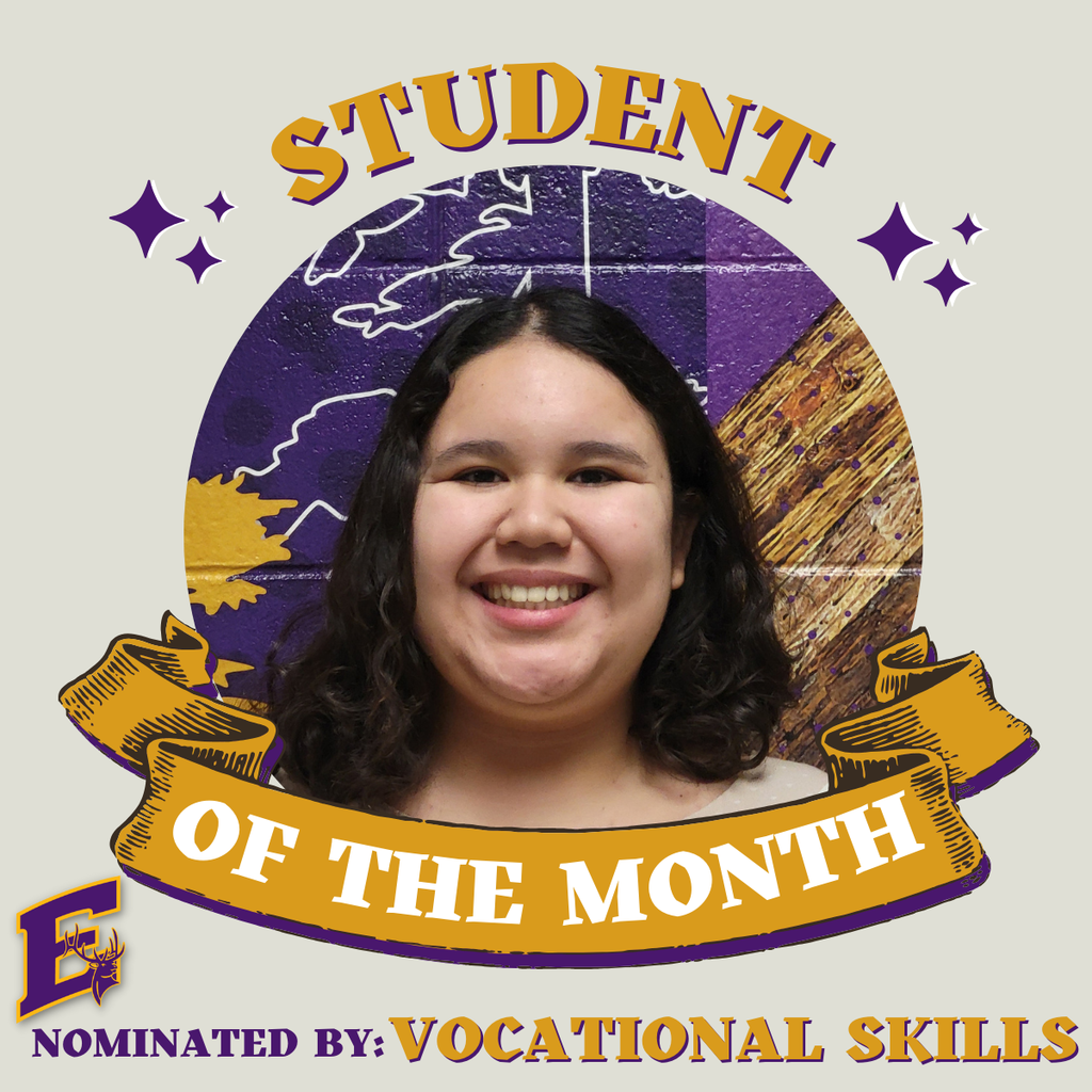 Student of the Month - Vocational Skills