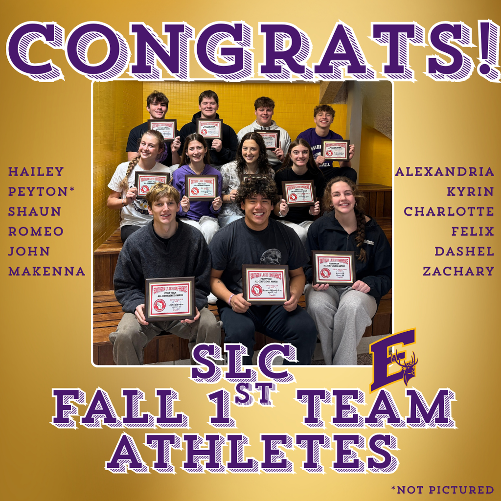 1st Team athletes - Fall Season