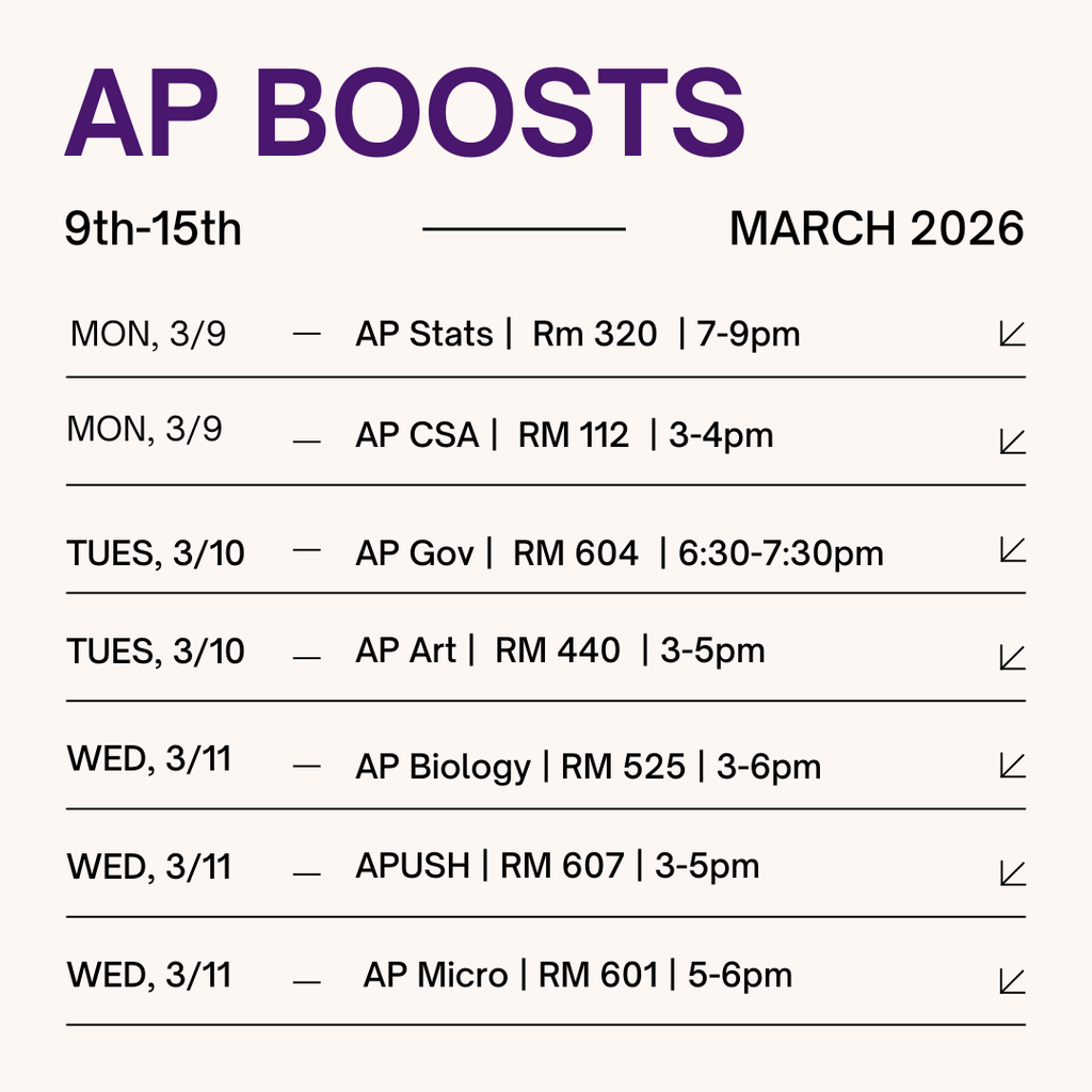 AP Boost Sessions